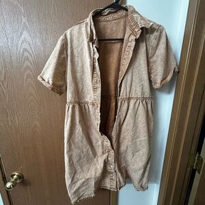 Amazon Women's Mini Dress in Tan